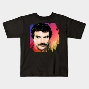 Tom Selleck-Retro Limited Edition Kids T-Shirt